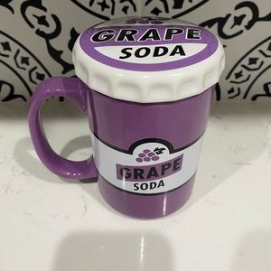Disney Parks GRAPE SODA MUG WITH LID Cap 15Oz Coffee Cup PIXAR Store 2021